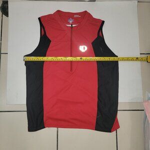 Pearl Izumi Men's Red/Black Medium Sleeveless Cycling Jersey
